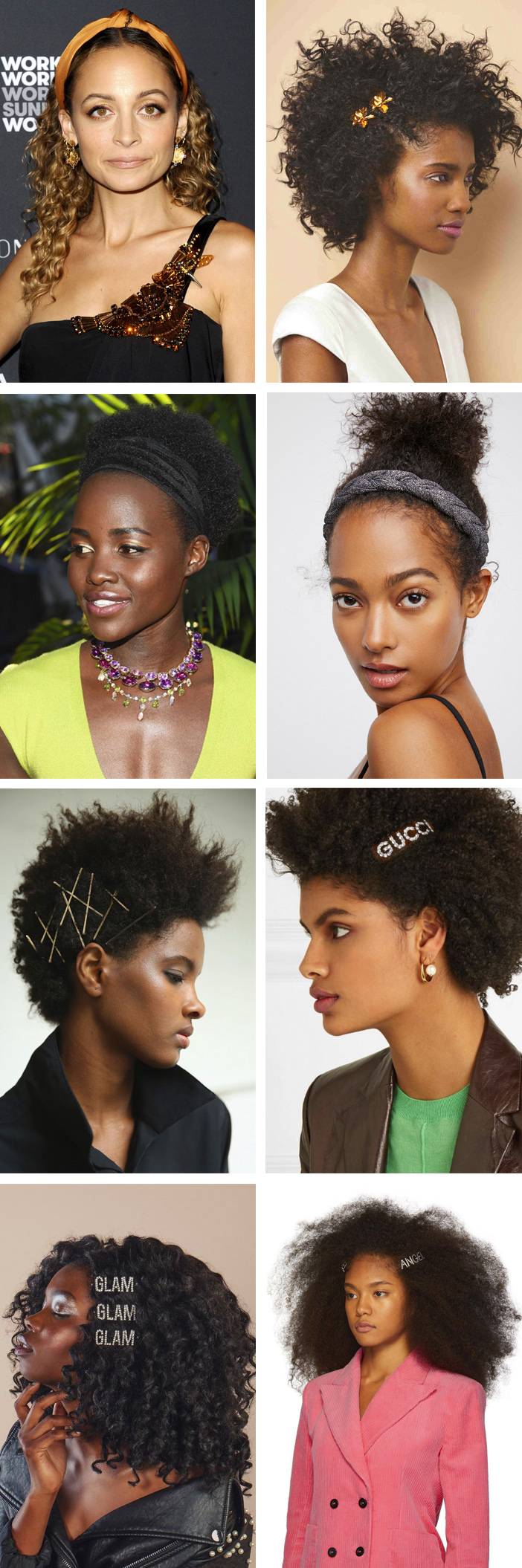 Como usar tiaras e lenços em cabelo cacheado curto