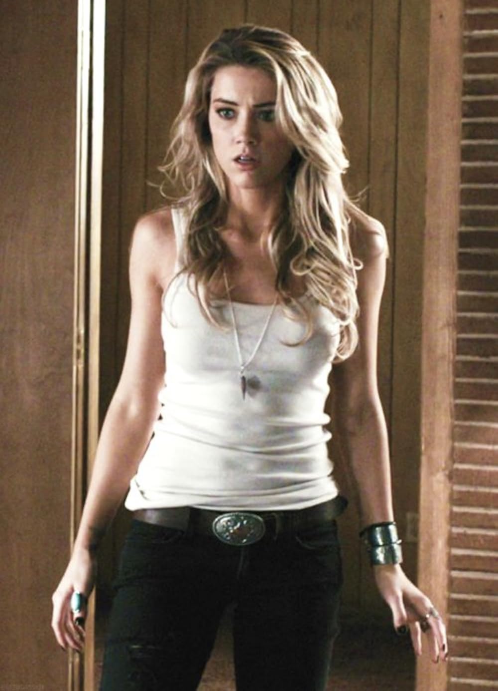 amber heard furia sobre rodas cabelo