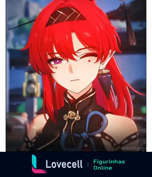 simbolismo cabelo vermelho anime