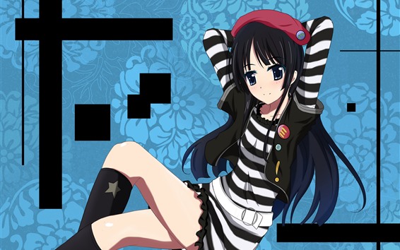 A psicologia por trás das personagens de anime com cabelo preto