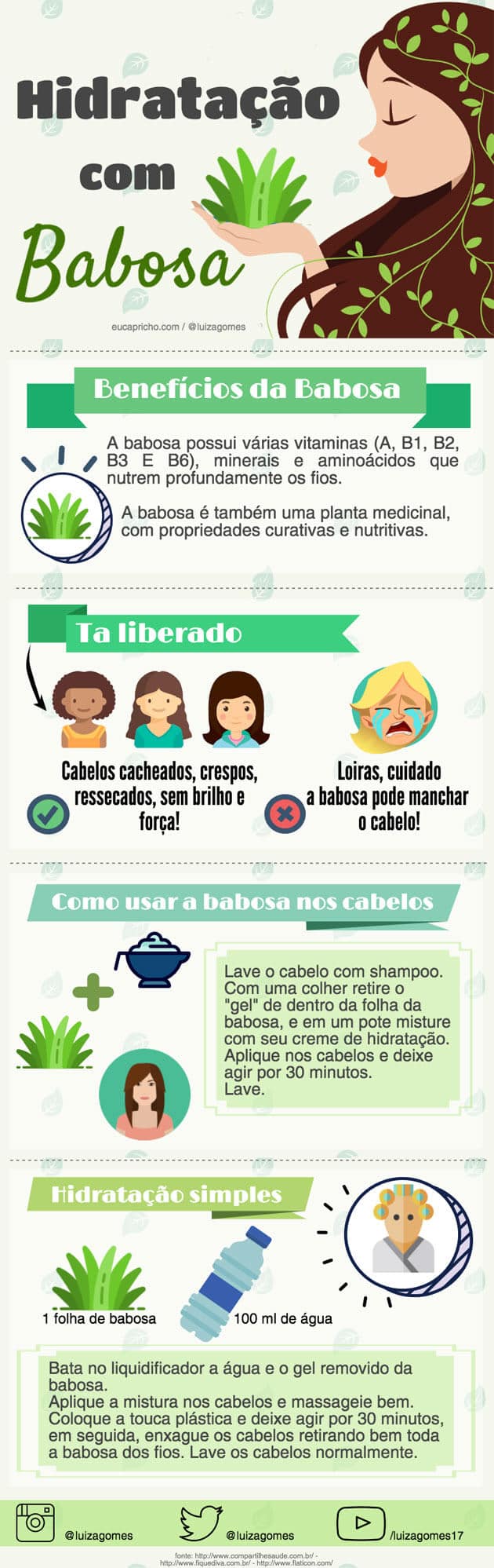 Babosa para Cabelos: Guia Completo de Benefícios e Aplicações