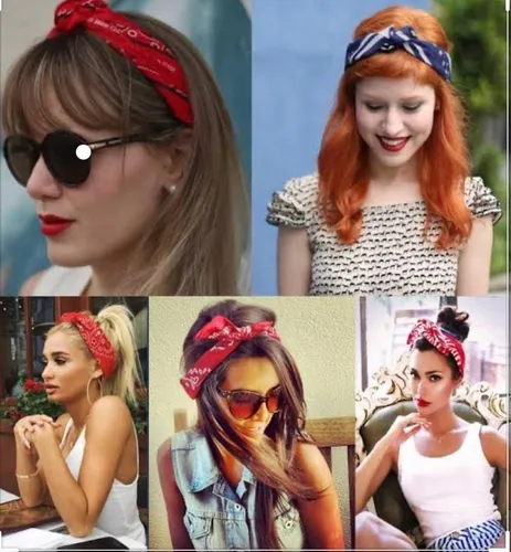 Bandana Boho e Y2K: Como Adotar as Tendências no Seu Cabelo