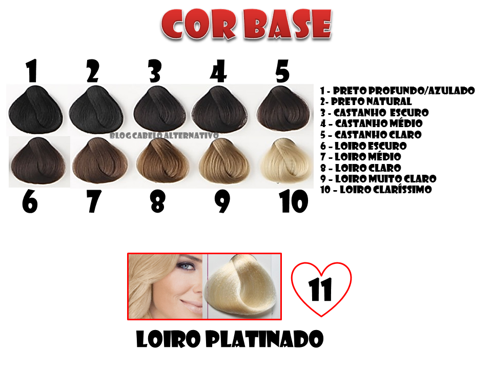base 6 de cabelo
