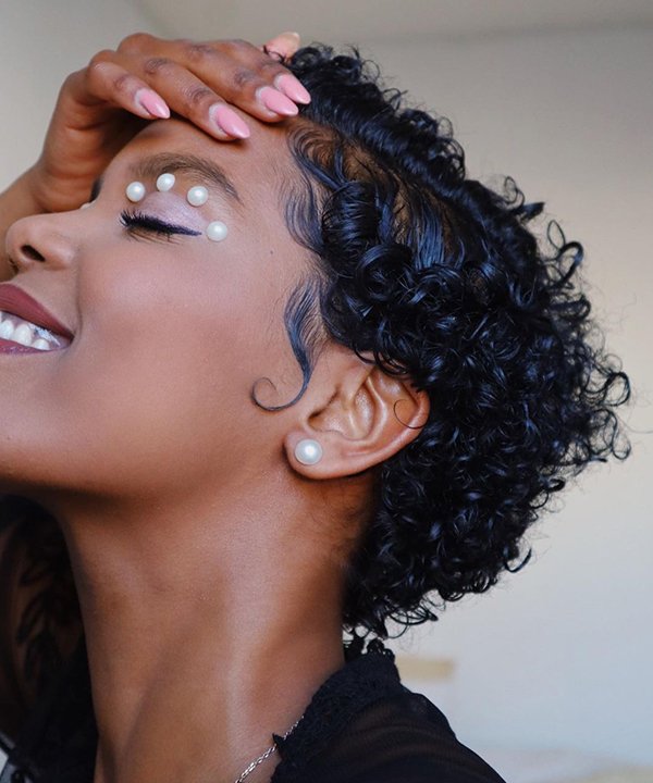 big chop cabelo ondulado