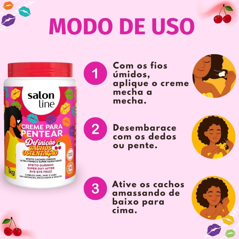 Cabelos Cacheados (3ABC): Rotina de Cuidados para Cachos Definidos e Volumosos