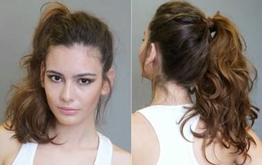 cabelo anos 80 feminino penteado