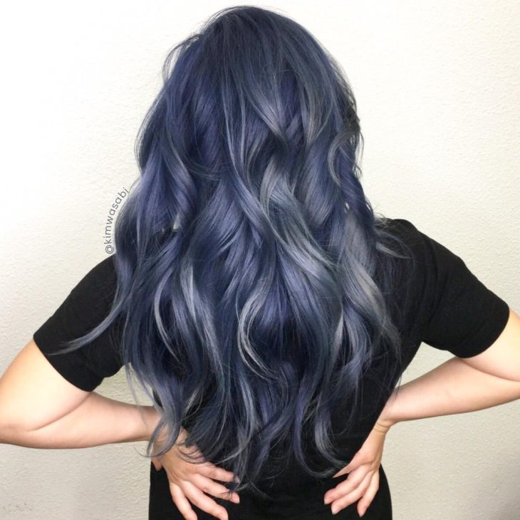 ideias cabelo azul tons e estilos