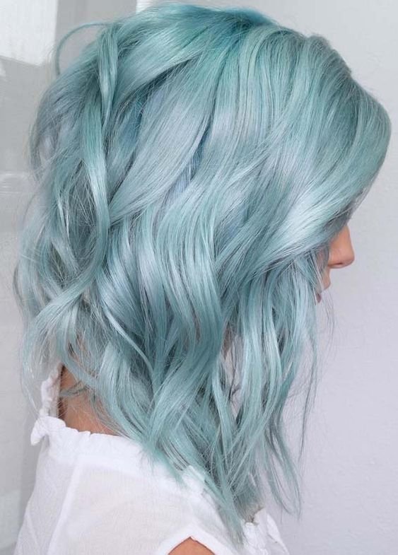 cabelo azul esverdeado como corrigir