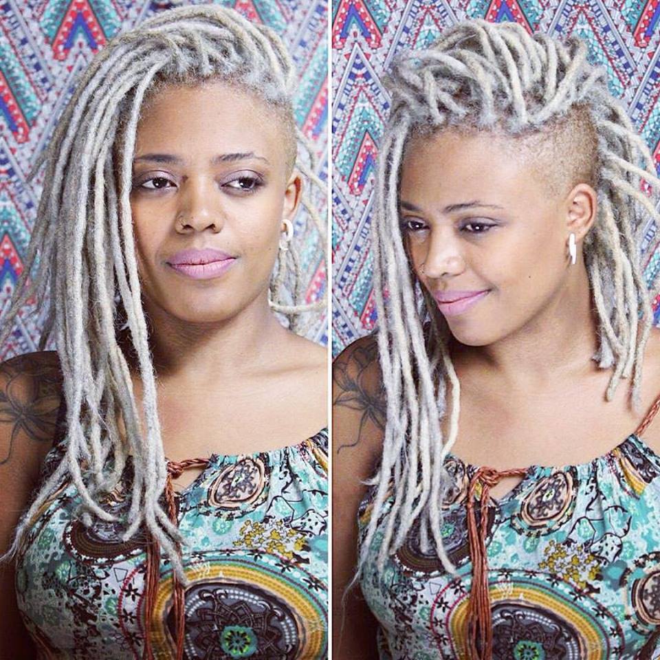 dreads platinados masculinos