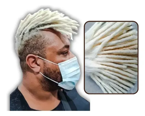 dreads brancos curtos