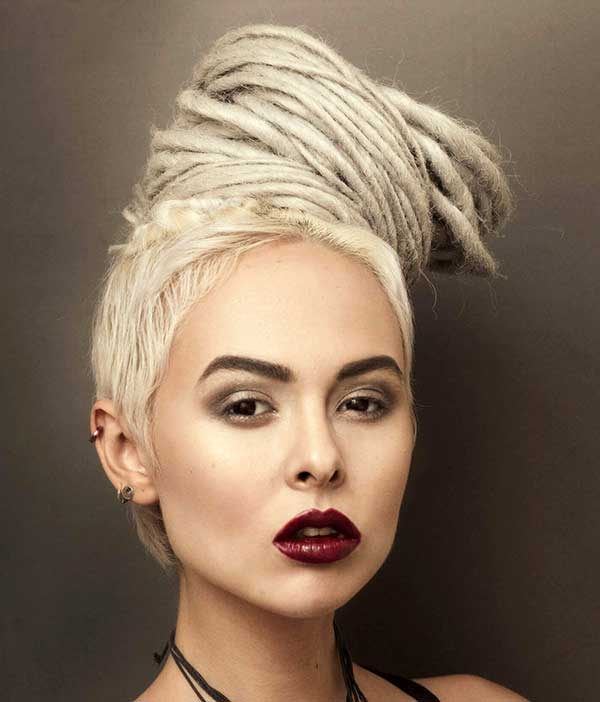 dreads brancos longos