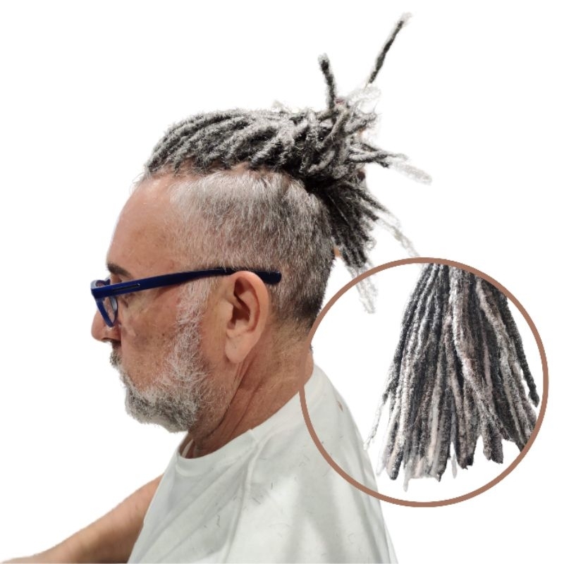 dreads loiros platinados