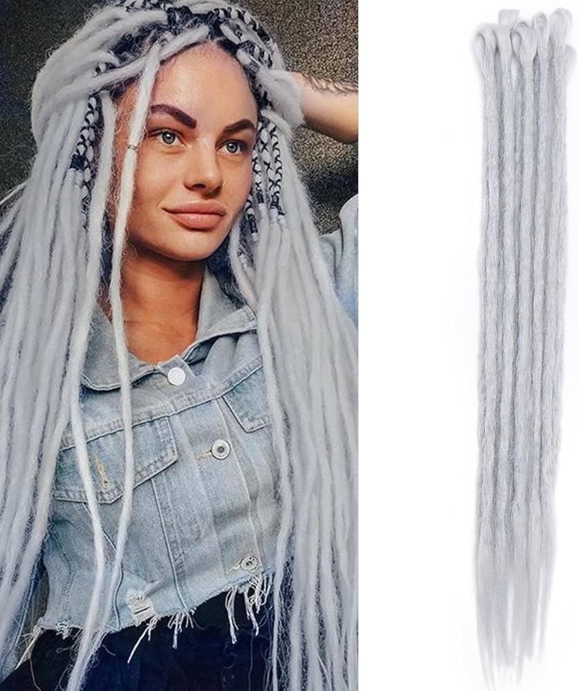 como fazer dreads brancos