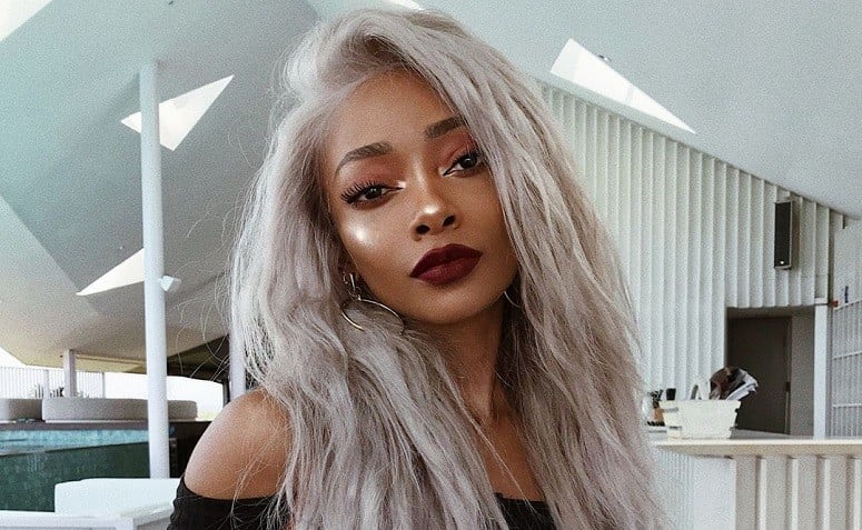 cabelo branco platinado morena