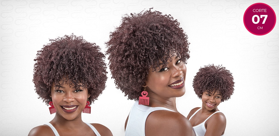 Cabelo Cacheado Curto Natural