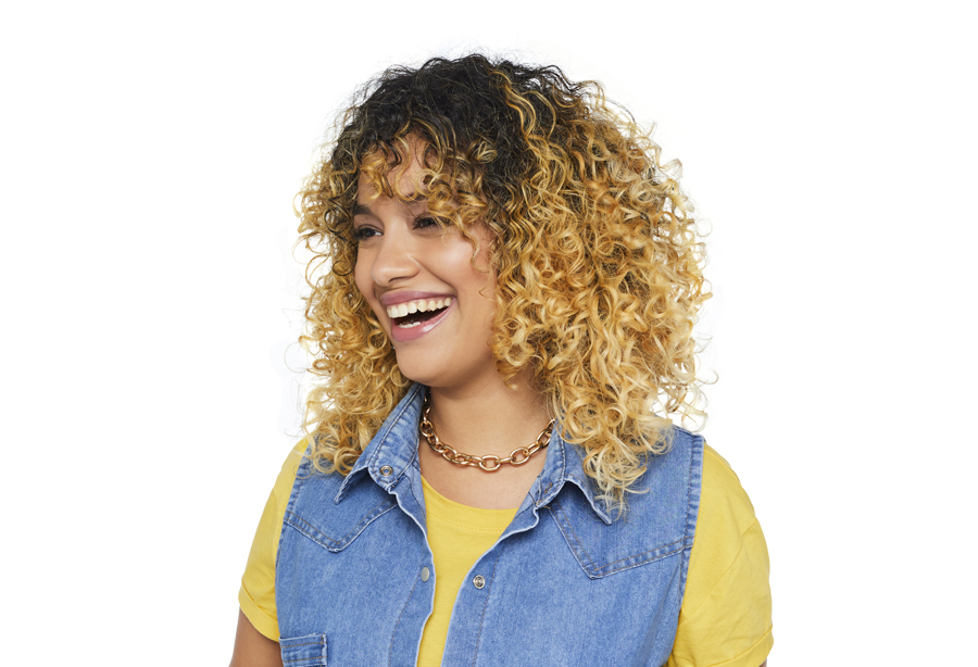 Cabelo Cacheado Loiro