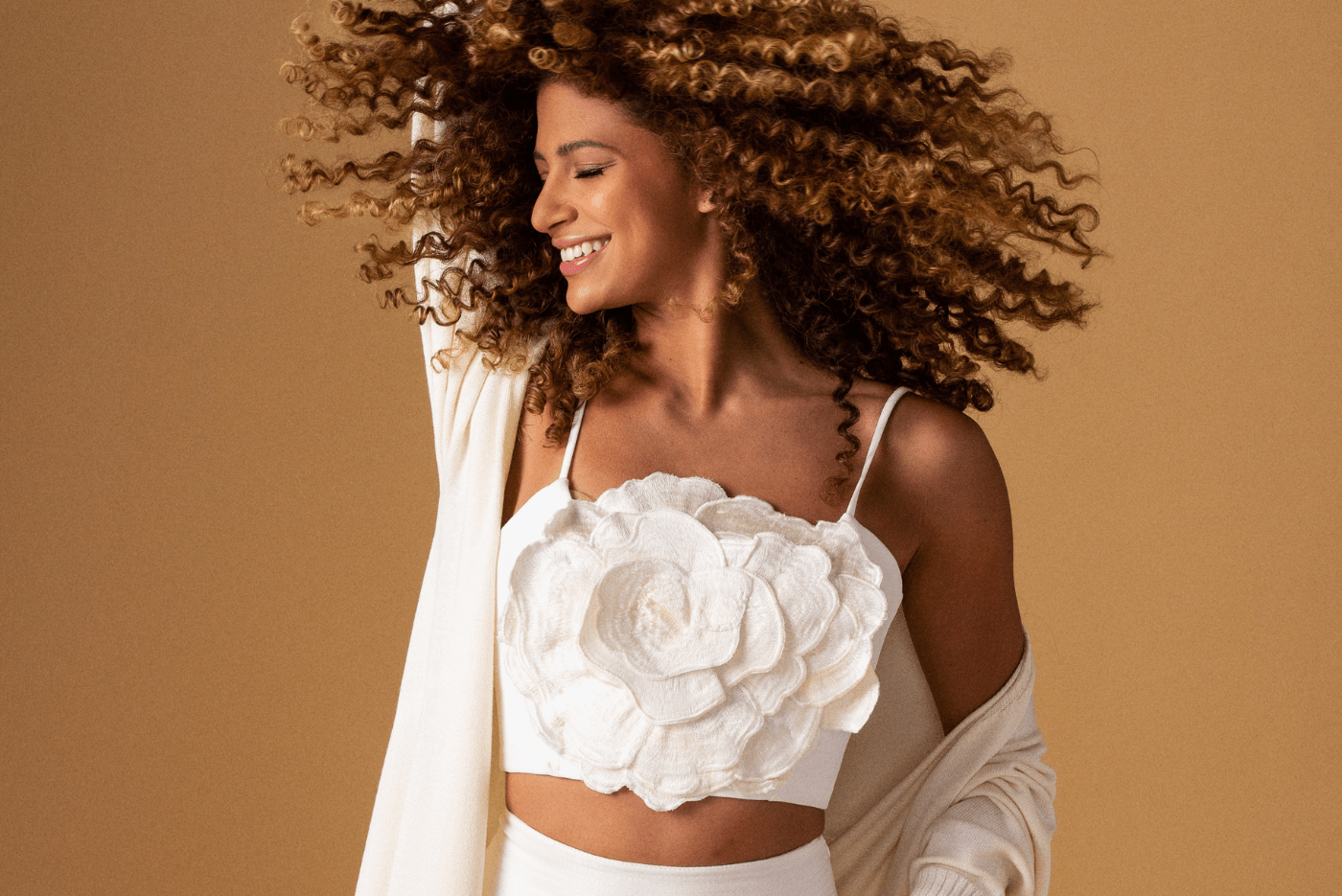 Cabelo Cacheado Loiro