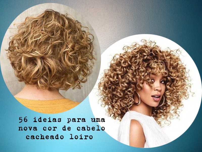 Cabelo Cacheado Loiro