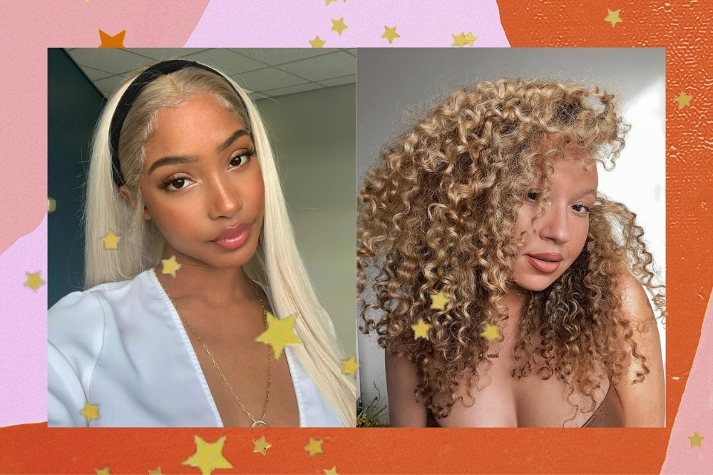 Cabelo Cacheado Loiro