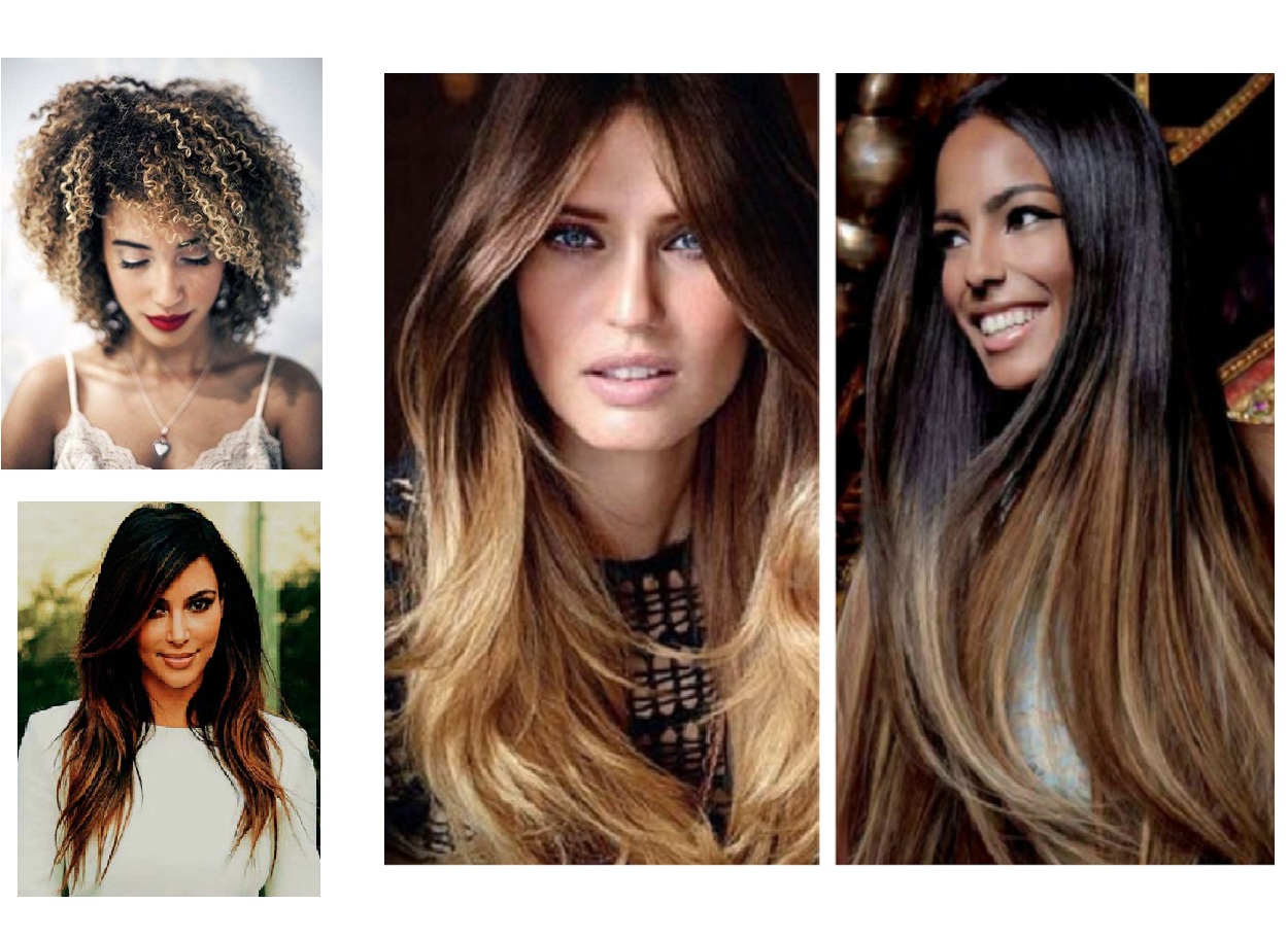 cabelo chocolate com luzes californianas