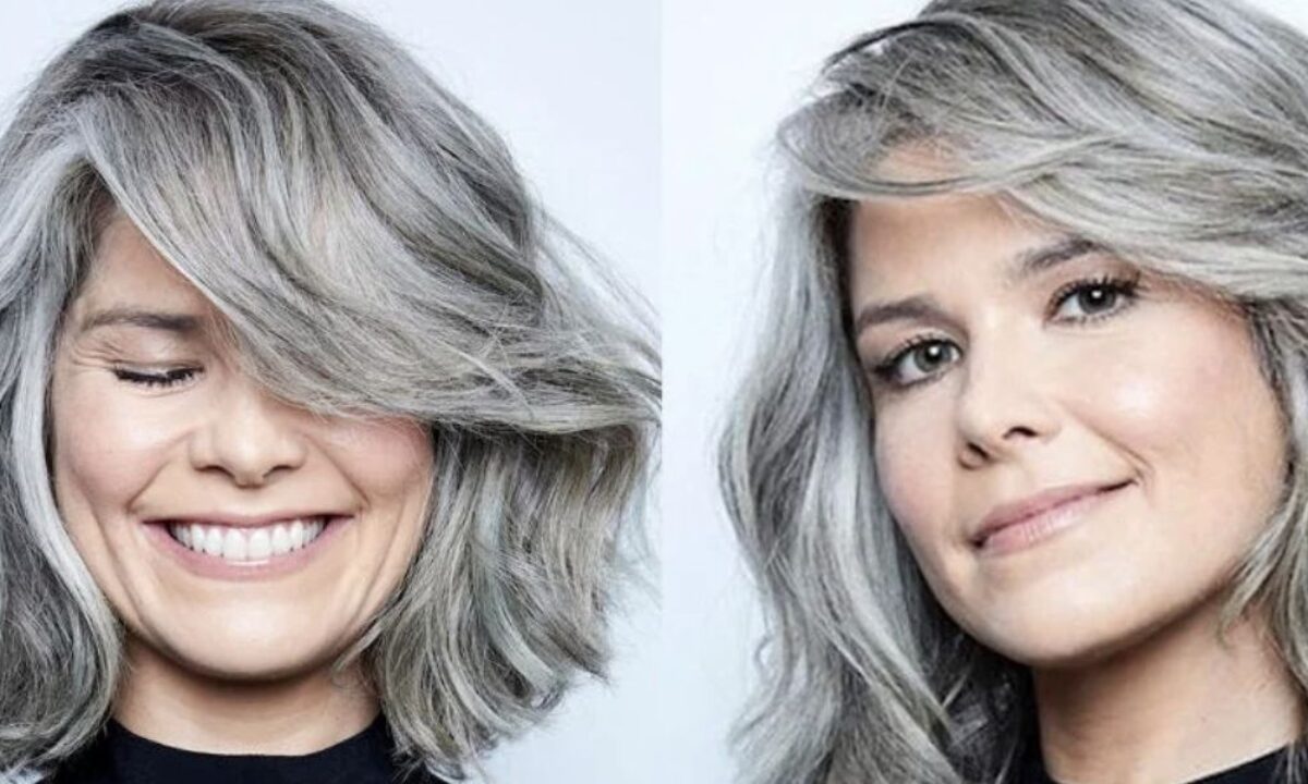 Ombré Hair Cinza: Mantenha a raiz natural
