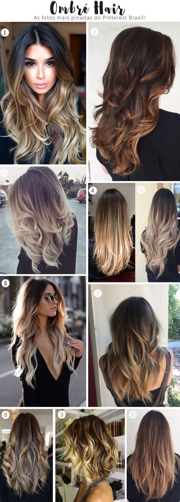 Diferenças entre Ombré Hair
