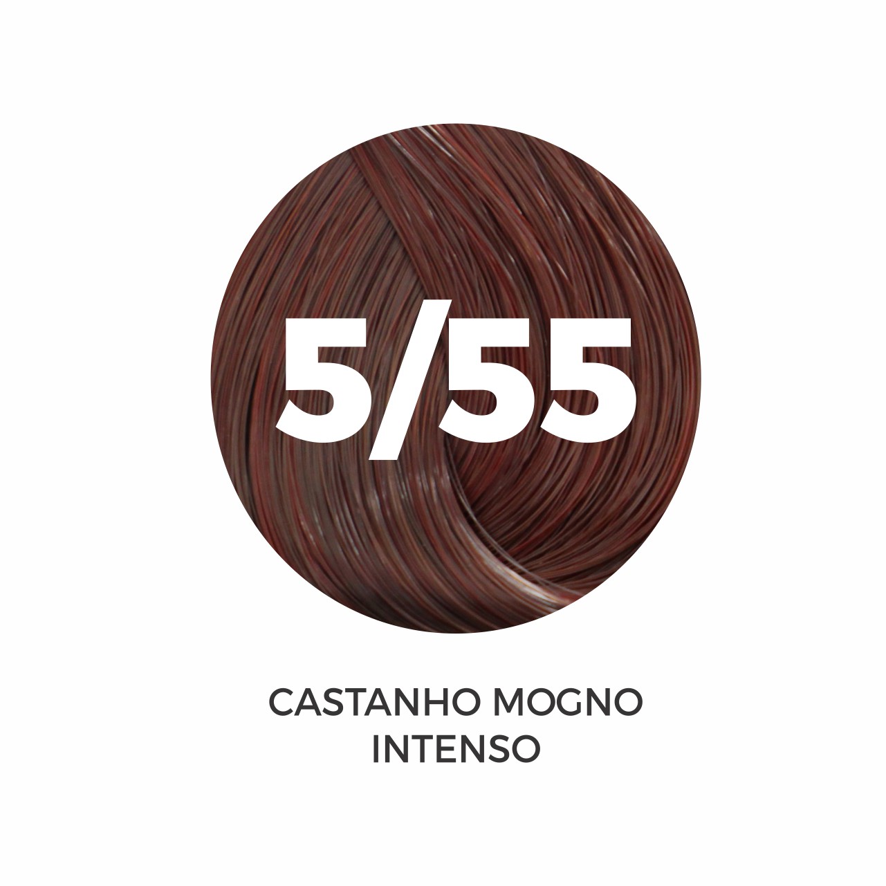 Cabelo Vermelho Escuro Mogno