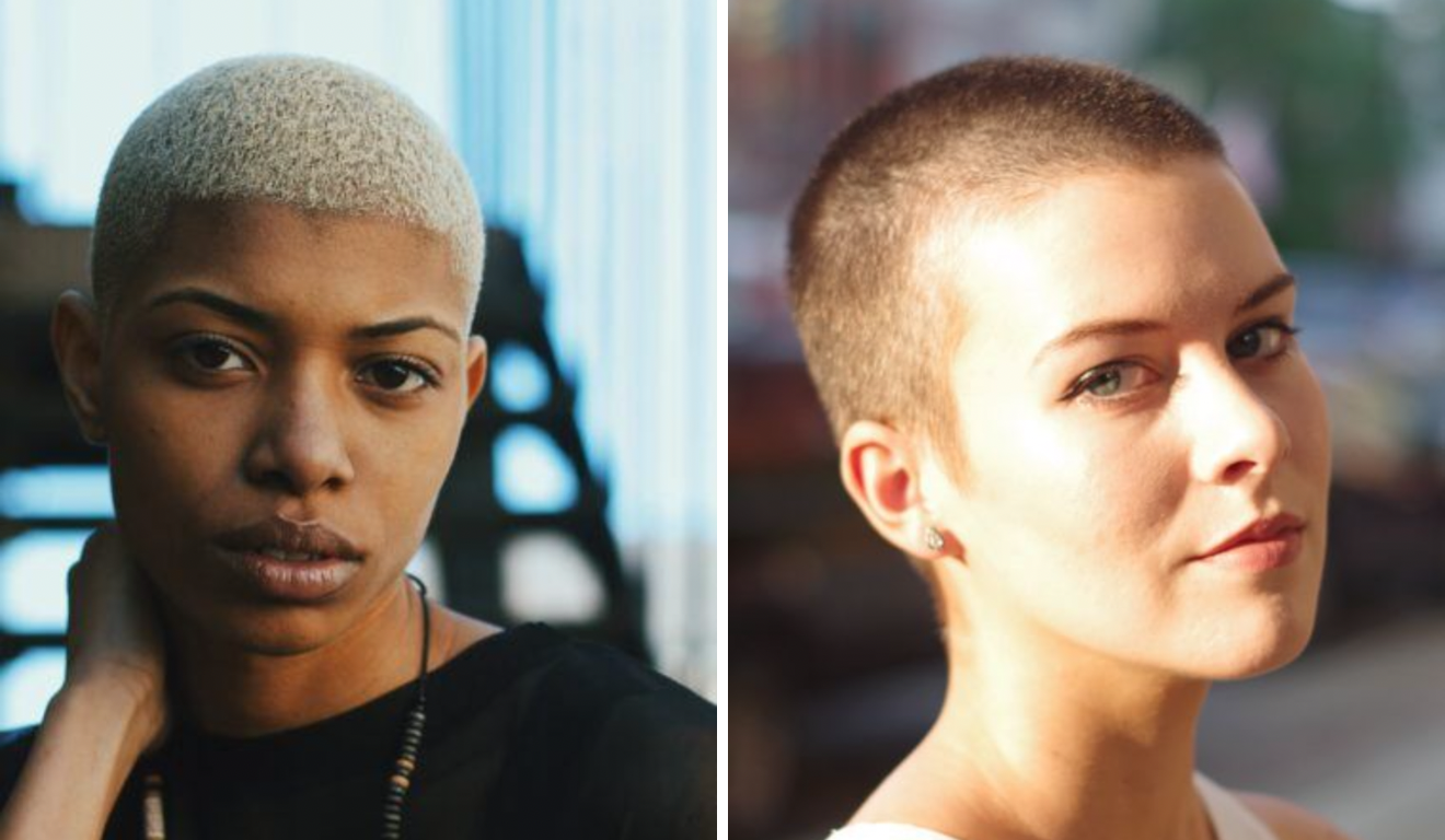 corte pixie desfiado antes e depois