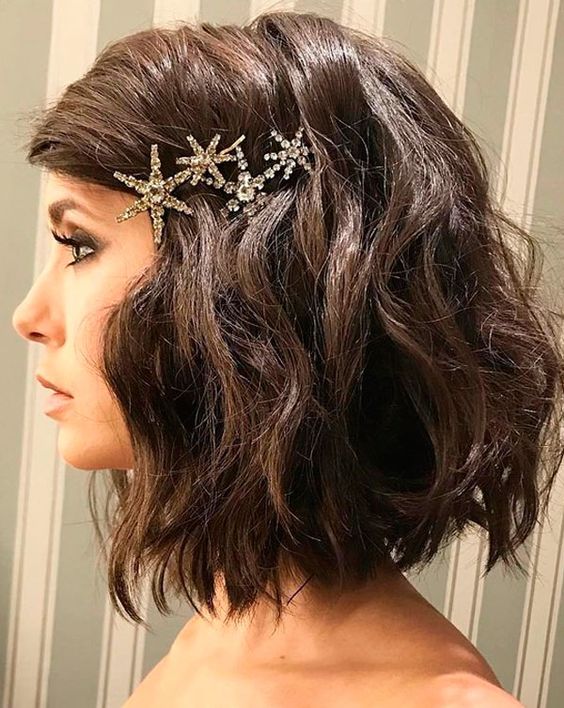 Penteados com Ondas para Cabelo Bob