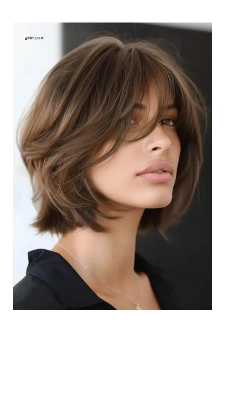 Cabelo Curto com Franja Lateral: Versatilidade e Charme para o Dia a Dia