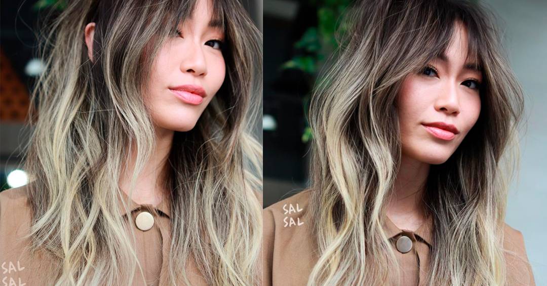 cabelo curto com mechas ombré