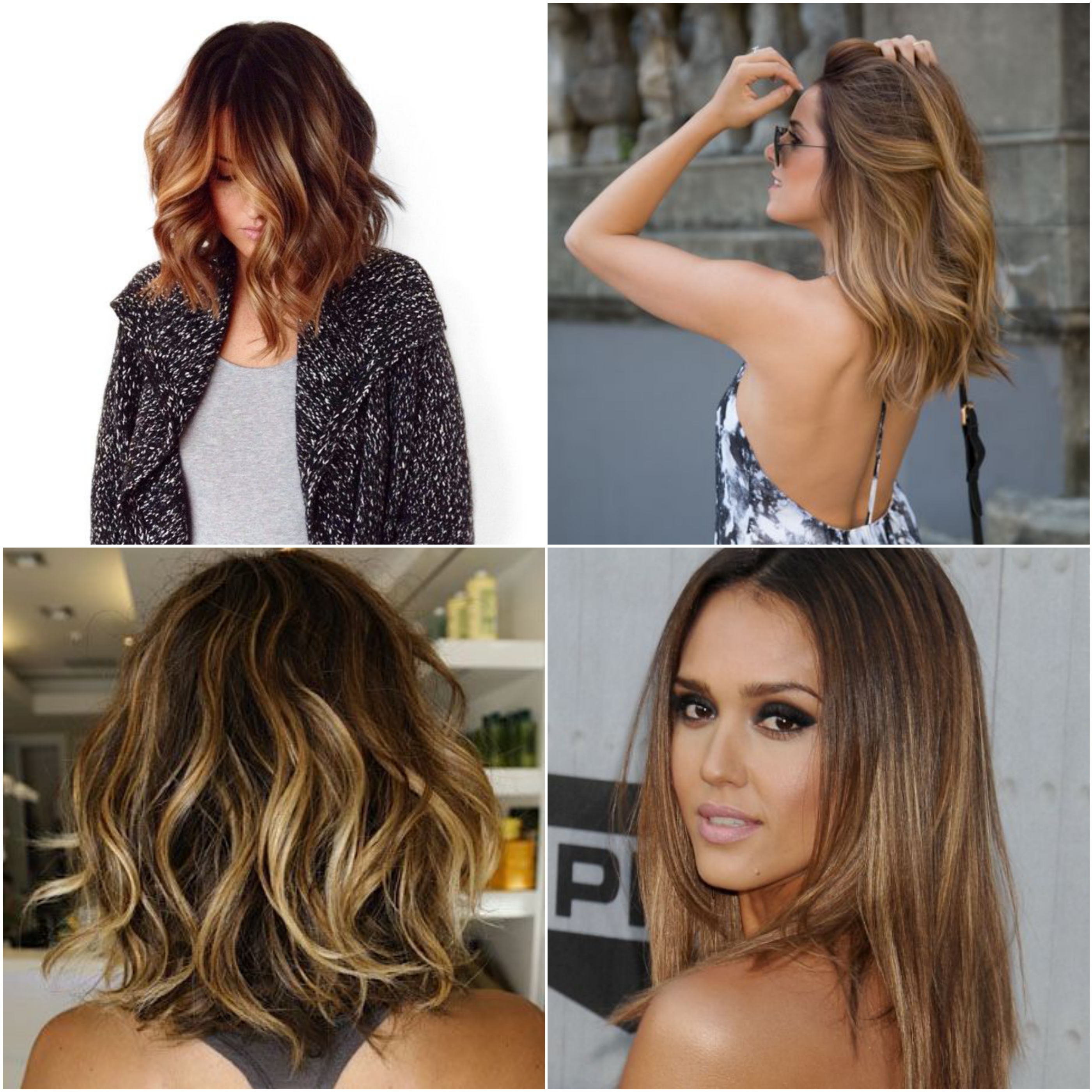 cabelo curto com mechas ombré