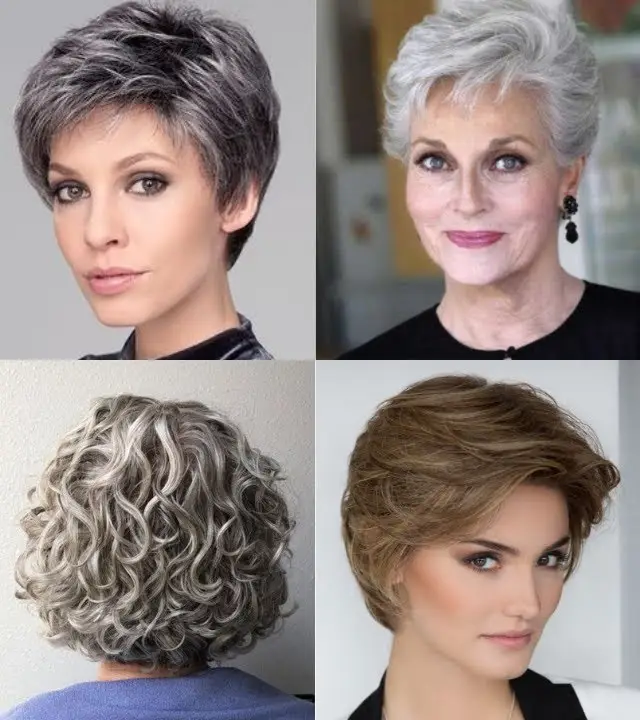 corte de cabelo para afinar rosto redondo 60 anos