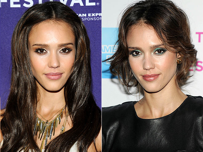 corte de cabelo Jessica Alba atual