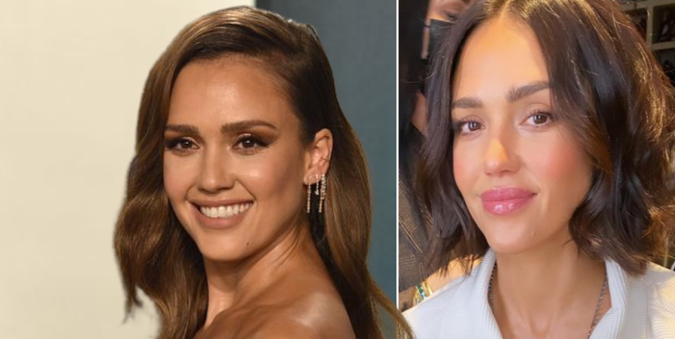 estilos de cabelo curto Jessica Alba