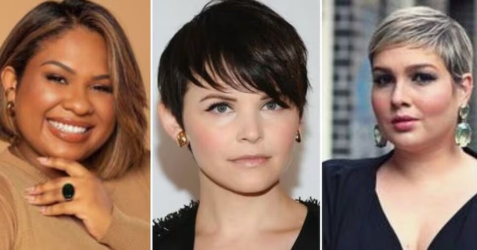 cabelo curto rosto redondo