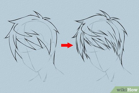 cabelo de anime passo a passo