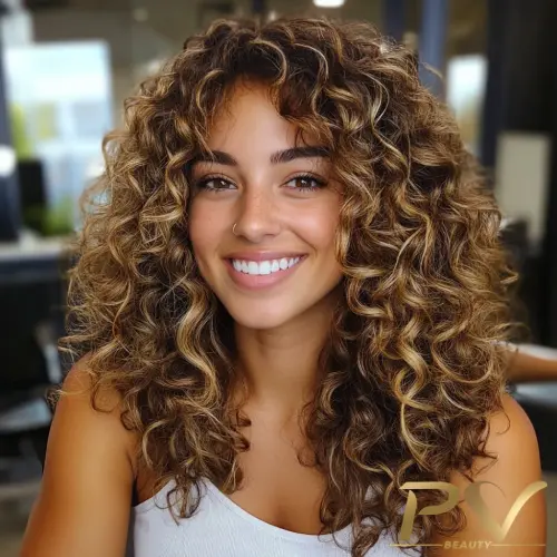 cabelo encaracolado