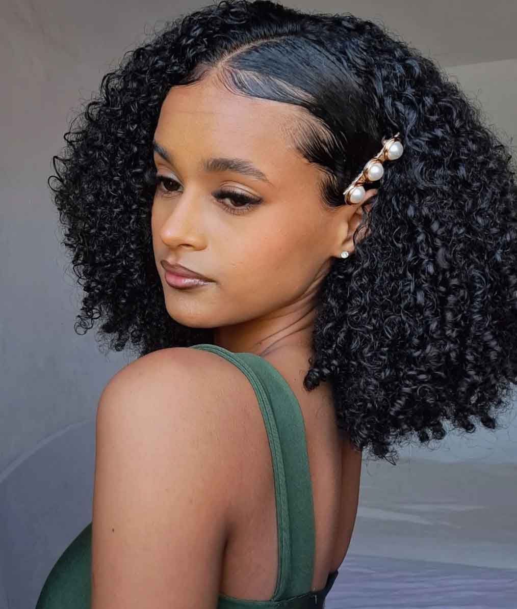 cabelo encaracolado