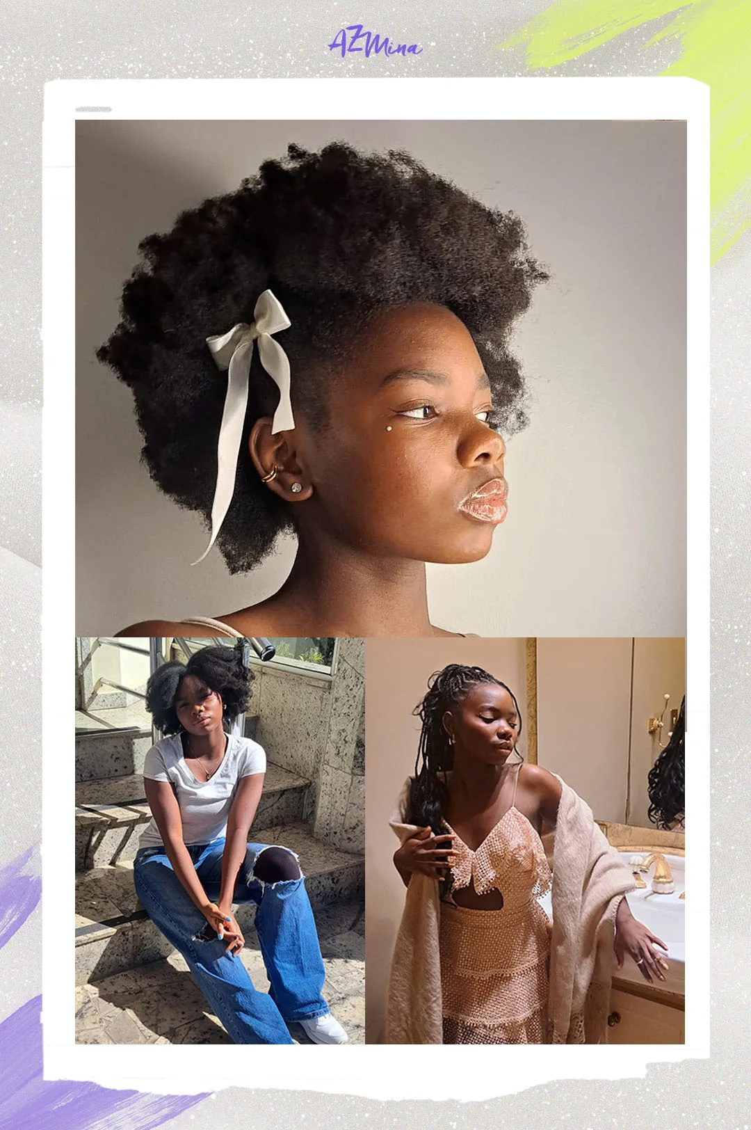 Acessórios Essenciais para Cabelos Cacheados no Estilo Tumblr