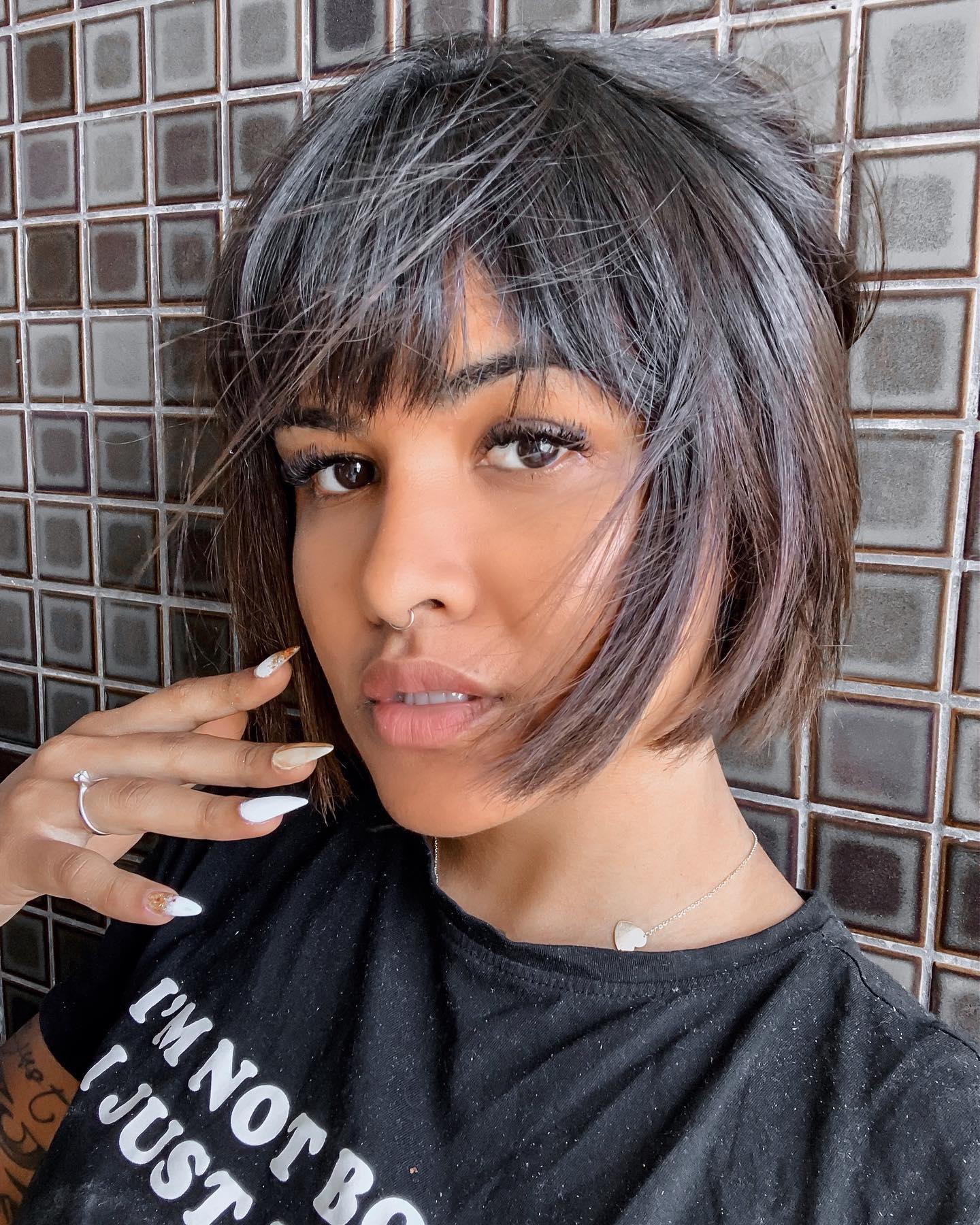 cabelo feminino chanel