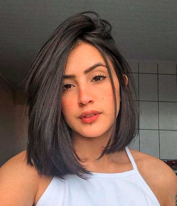 como evitar cabelo curto liso chapado