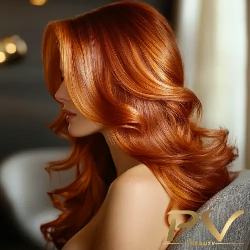 cabelo feminino laranja