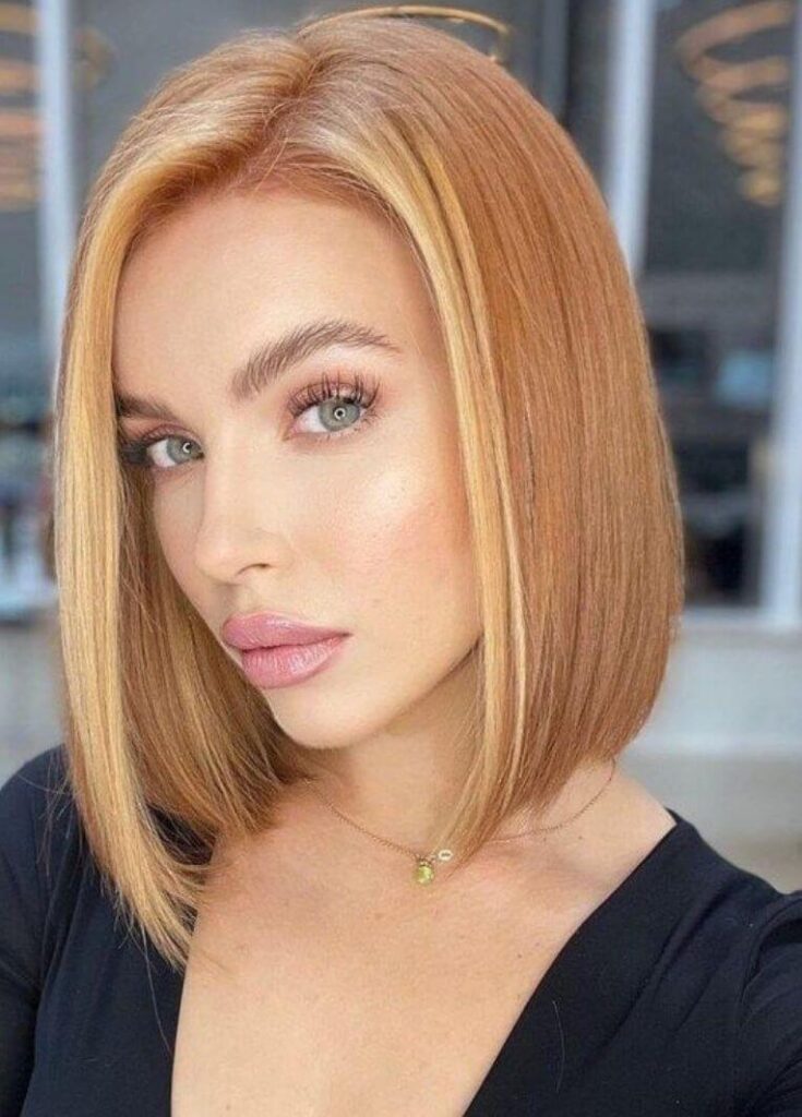 cabelo feminino laranja