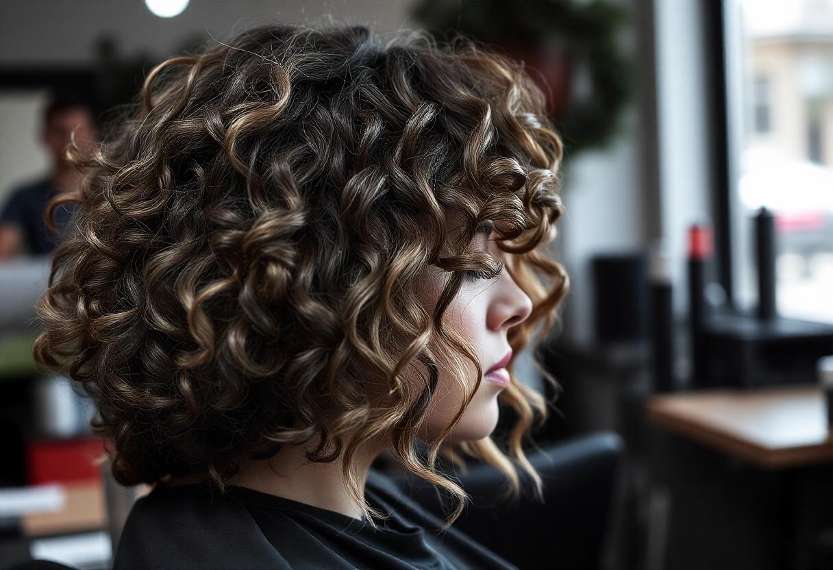 cabelo feminino medio ondulado