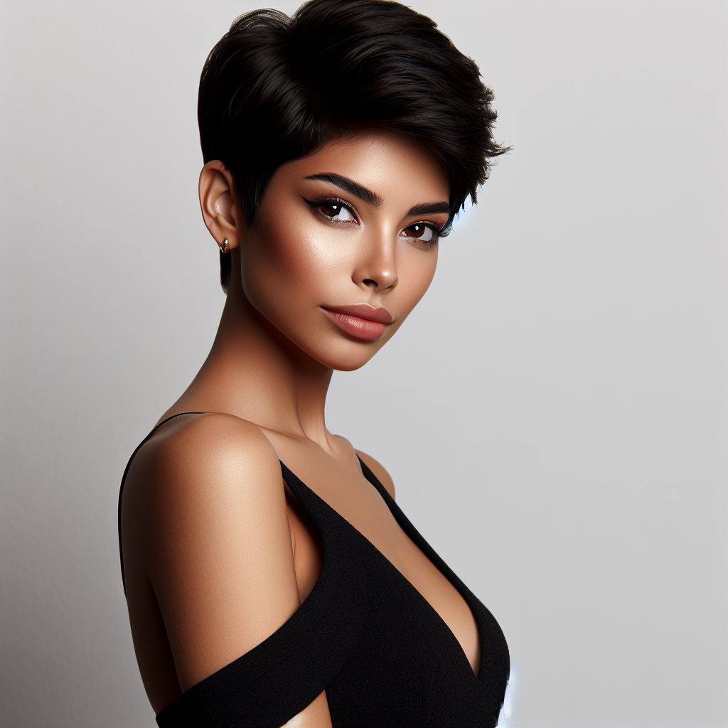 cabelo feminino super curto