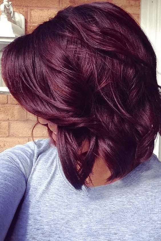 cabelo feminino vinho