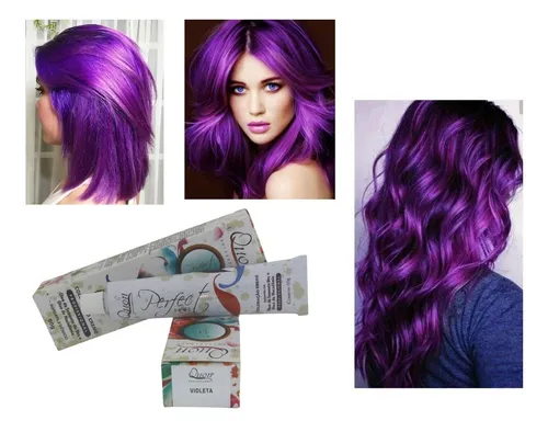 Maquiagem para Cabelo Violeta: Realce Sua Beleza com as Cores Certas