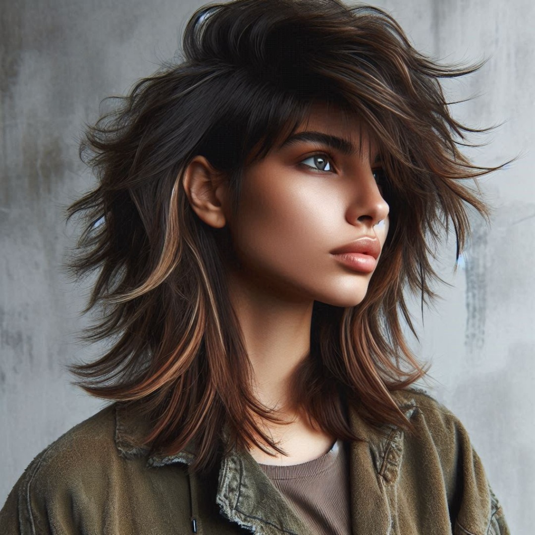 wolf cut vs shaggy hair qual a diferença