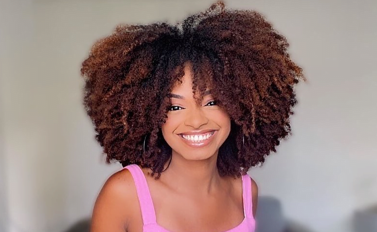 cabelo frisado natural